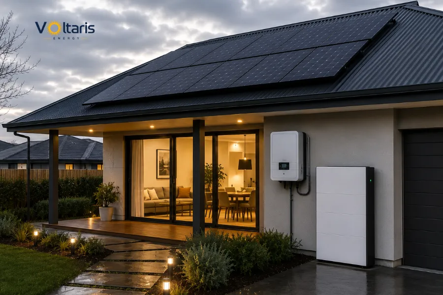 Fox Ess battery storage system installed on a Melbourne home exterior